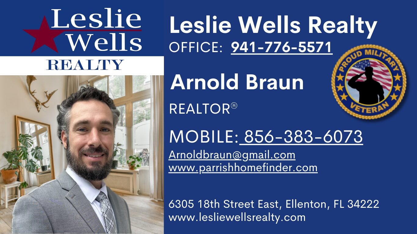 Contact business card for Arnold Braun Parrish Realtor
